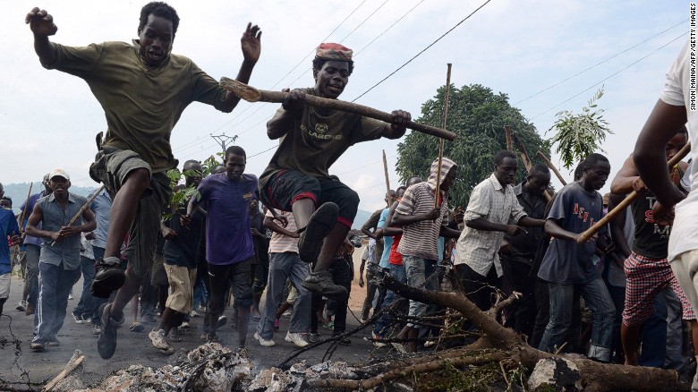 Burundi ousts president in military putsch?
